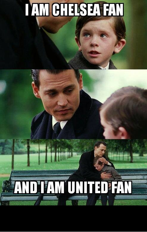 Fan Man United và fan Chelsea thể hiện sự đồng cảm với nhau bằng trận hòa không bàn thắng trên sân Old Trafford vừa qua.