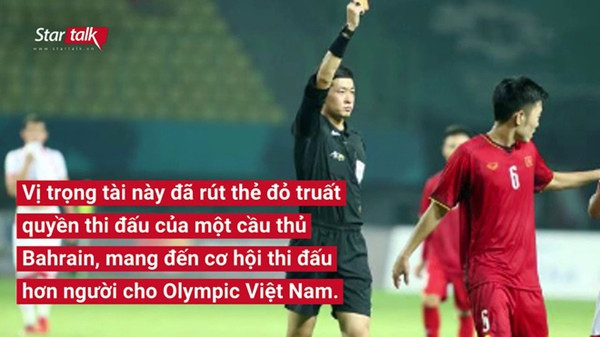 Bên cạnh những cái tên tạo điểm nhấn của các cầu thủ Olympic Việt Nam thì trận đấu tối ngày 23/8, dân mạng còn để ý tới vị trọng tài bắt chính người Trung Quốc và họ nhanh chóng truy tìm tung tích của anh chàng này.
