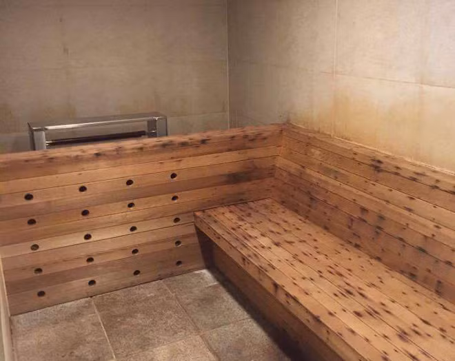 Phòng xông hơi tiêu chuẩn của khách sạn On City Hotel sẽ giúp các cầu thủ nhanh chóng phục hồi cơ thể sau những trận đấu mệt mỏi.