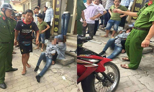 Hiện trường vụ việc.