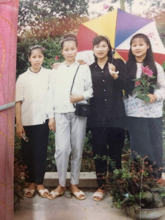 Tứ đại mỹ nhân của xóm với quả tóc mái giống trong phim Hoàng Châu công chúa.