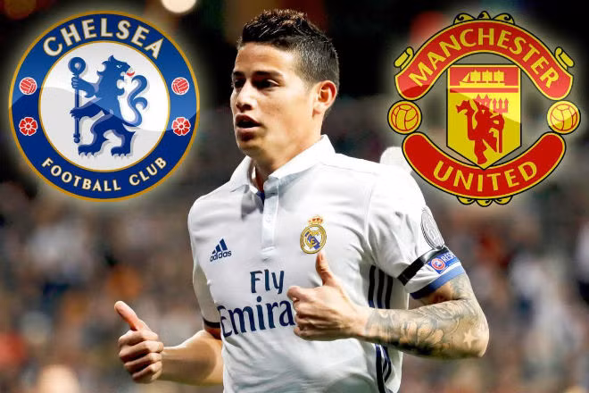Sao Real khuyên Rodriguez từ chối M.U: Theo đó, Man United đã xúc tiến đàm phán về với Real về ngôi sao người Colombia, và sẵn sàng chi 70 triệu euro để có được sự phục vụ của anh. Đội bóng Hoàng gia cũng được cho là đã “bật đèn xanh” với thương vụ này, bởi hiện tại, James không có nhiều cơ hội ra sân.Tuy nhiên, đồng đội của James tại Bernabeu là Luka Modric đã lên tiếng can ngăn. Theo chân sút người Croatia, việc James gia nhập Man United sẽ là một “bước thụt lùi trong sự nghiệp". Ảnh: AS