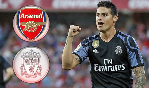 Hàng oạt thông tin ở Anh cũng như Tây Ban Nha đều tuyên bố rằng Real chấp nhận lời đề nghị từ Arsenal cho James Rodriguez, người đang chơi cho gã khổng lồ Bayern Munich theo dạng cho mượn từ cách đây hơn một năm.