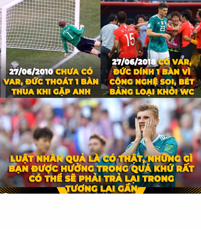 Nhiều người cho rằng công nghệ VAR khiến Đức sụp đổ và NHM của đội tuyển này thù ghét với trọng tài công nghệ này.