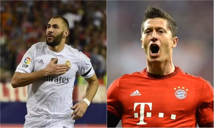 Karim Benzema và Robert Lewandowski là những cầu thủ xếp thứ 4 trong danh sách những cầu thủ ghi bàn nhiều nhất châu Âu với 17 bàn thắng và 34 điểm.