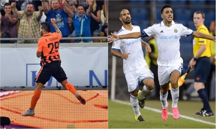 Alex Teixeira (Shakhtar Donetsk) và Eran Zahavi (Maccabi Tel Aviv) là những cầu thủ có 22 bàn thắng và 33 điểm. Chính vì việc phải thi đấu ở giải đấu được nhân hệ số 1,5 nên cặp đôi này chỉ xếp ở vị trí thứ 6 dù thành tích ghi bàn cũng khá cao.