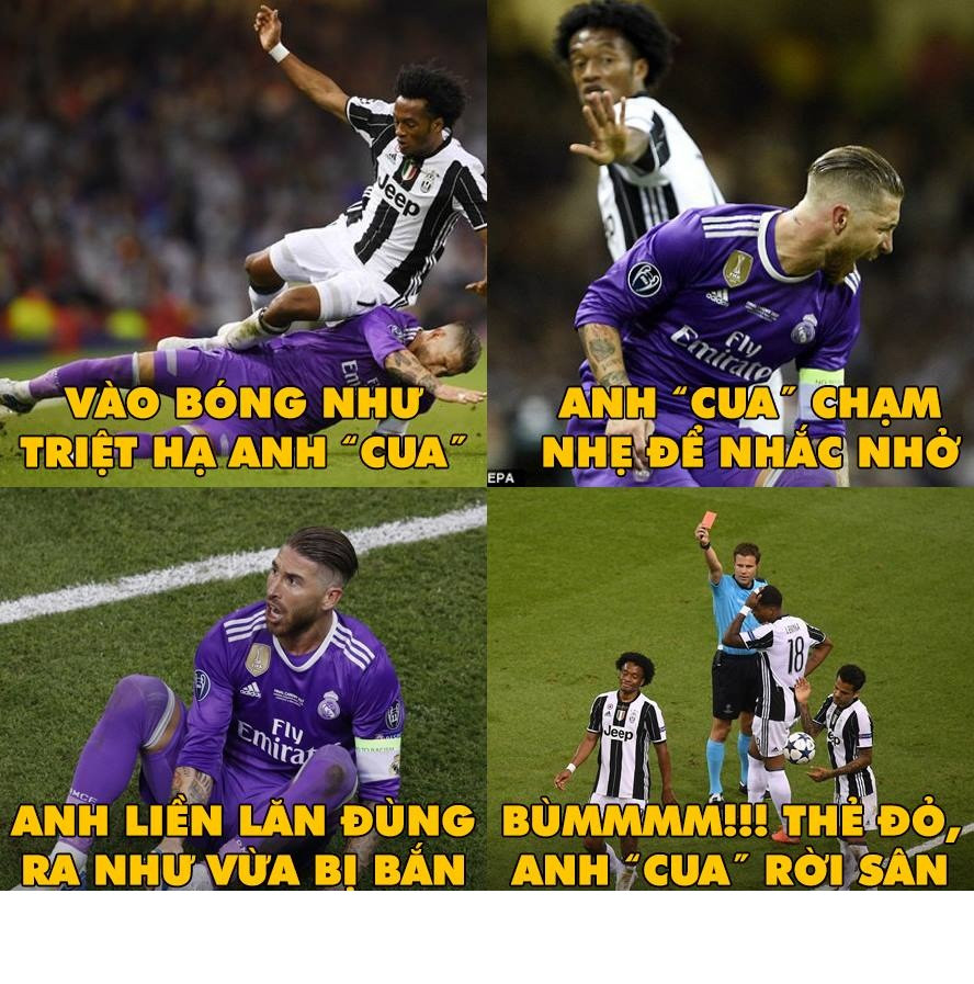 Ramos khiến người khác bị nhận thẻ đỏ với sự tinh quái của mình. Nhưng cũng chính anh cũng lĩnh án để rồi vắng mặt ở trận lượt về UEFA Champions League.