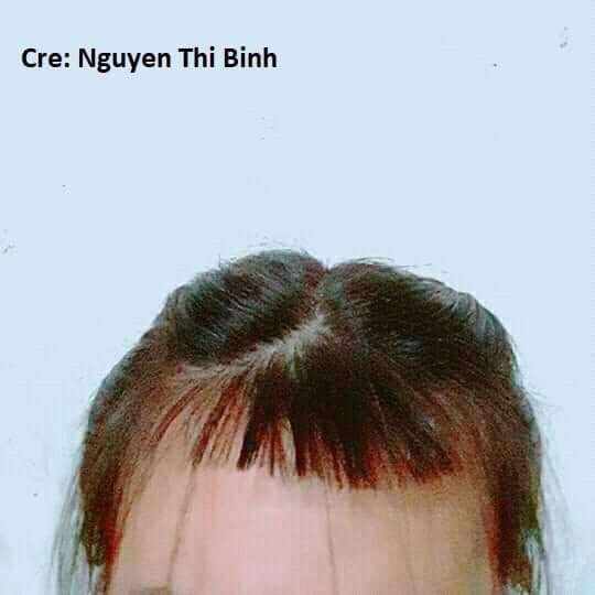 Lòe xòe vài sợi tóc trước trán, con gái ai cũng nghĩ chỉ cần đưa kéo lên làm một đường là xong, vừa nhanh, vừa tiện, vừa đỡ tốn tiền.