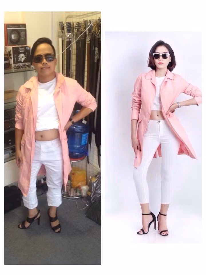 Những bức ảnh "nhái" siêu mẫu của Bằng "lùn" làm ảnh nổi tiếng trên mạng xã hội nhưng anh chàng siêu mẫu bụng bia này thực sự không biết mình được nhiều người biết tới vì anh quá mải mê với công việc làm ăn buôn bán của mình mà chẳng để ý.