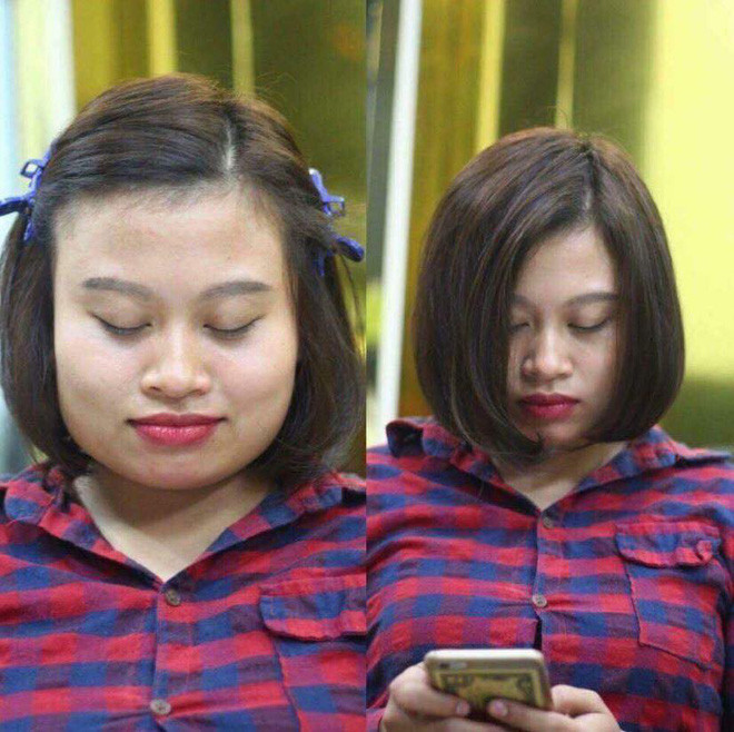 Thực tế đã chứng minh, mái tóc của chị em có thể dễ dàng biến một gương mặt to trở nên nhỏ nhắn, dễ thương, V-line trong phút chốc hoặc ngược lại.