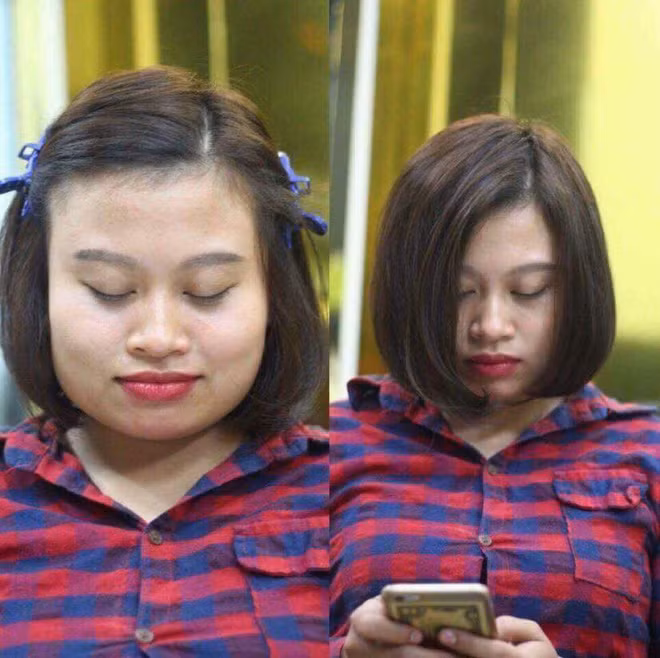 Thực tế đã chứng minh, mái tóc của chị em có thể dễ dàng biến một gương mặt to trở nên nhỏ nhắn, dễ thương, V-line trong phút chốc hoặc ngược lại.