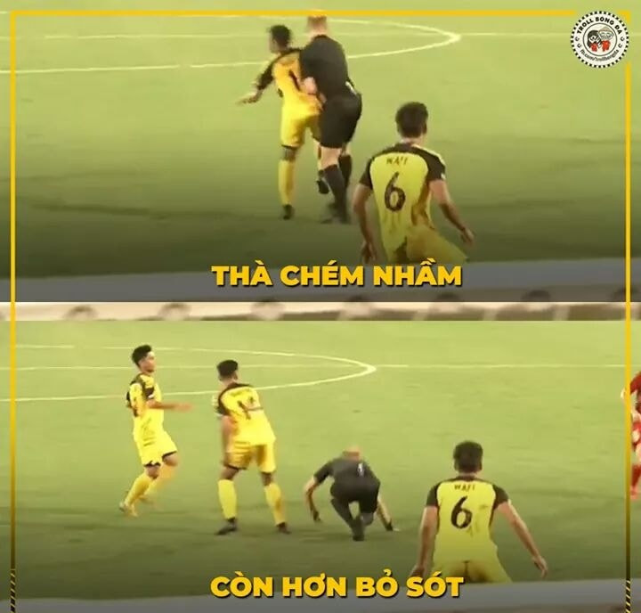 Châm ngôn của các cầu thủ Brunei: "Thà chém nhầm còn hơn bỏ sót" và trọng tài chính là nạn nhân.