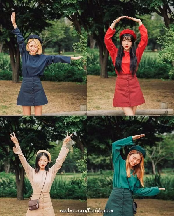 Được biết nhóm 4 cô gái xinh đẹp với bộ ảnh du lịch trên đến từ Trung Quốc và ngay lập tức những bức ảnh "lầy lội" được dân mạng chú ý tới và chia sẻ với tốc độ chóng mặt