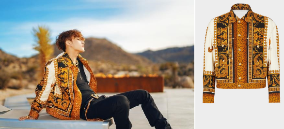 Những bộ cánh của nam ca sĩ đều nằm trong BST mới nhất của các nhà mốt Vetements, Fendi hay Versace.