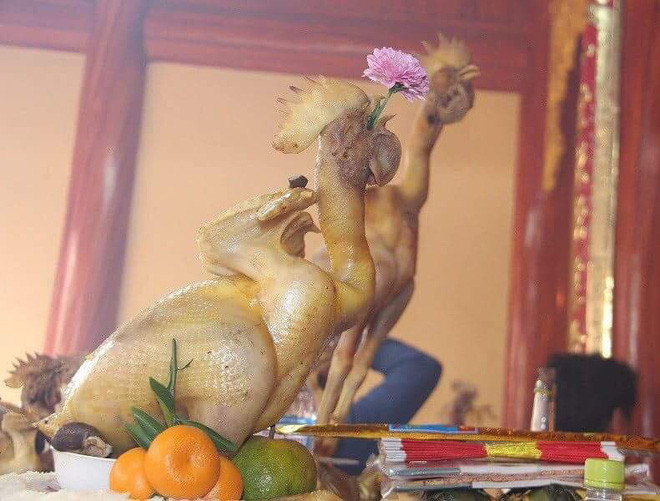 Mới đây trên mạng xã hội một bạn trẻ đã chia sẻ hình ảnh những con gà cúng rằm tháng Giêng được trang trí cầu kỳ, đẹp mắt thu hút sự chú ý của đông đảo cư dân mạng và nhanh chóng nhận hàng nghìn lượt bấm like.