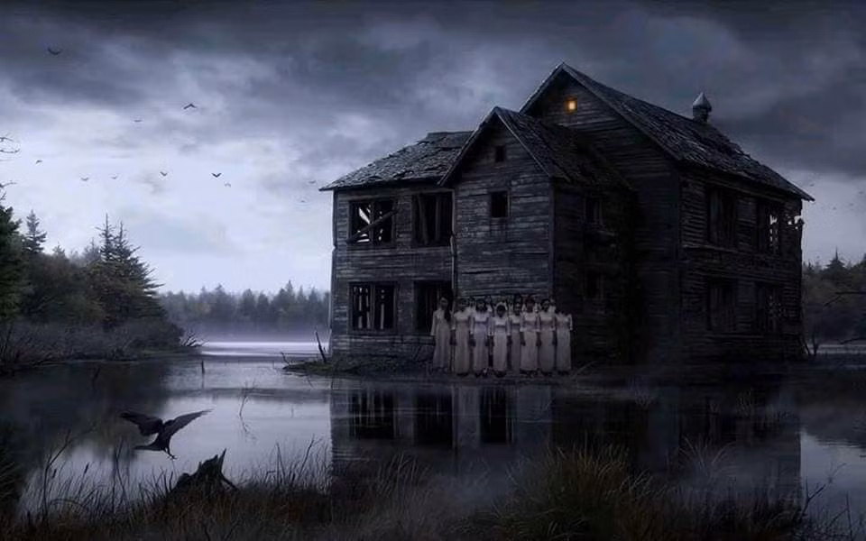 Nhìn bức ảnh đã qua chỉnh sửa này vào lúc nửa đêm chắc nhiều người không khỏi rợn mình.