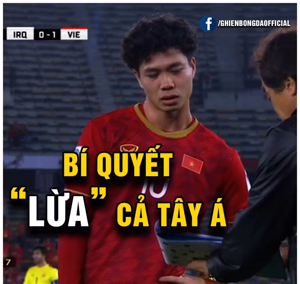 Bí quyết "lừa" Tây Á đã được tiền đạo Công Phượng thể hiện khi để đội bạn tự đá phản lưới nhà.
