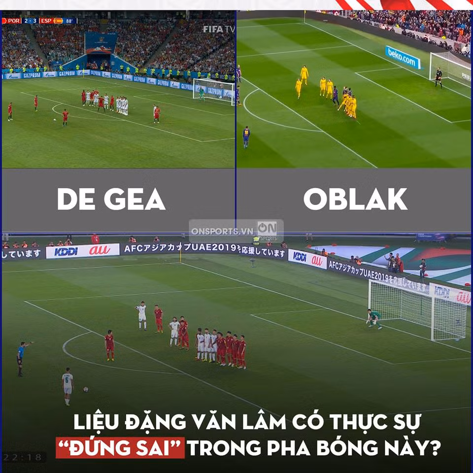 Bên cạnh Công Phượng, Văn Lâm là người được nhắc đến khi nhiều người cho rằng anh đã đứng sai vị trí ở bàn thua thứ 3.