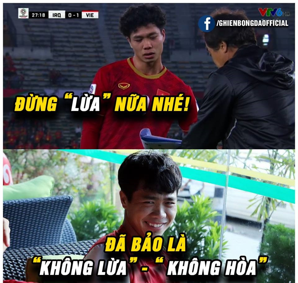 Phải lừa thì đội tuyển mới không hòa.