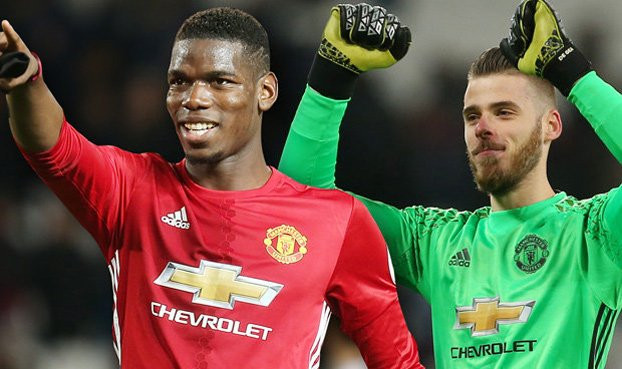 Theo M.E.N, Real Madrid hy vọng sẽ có được sự phục vụ của 3 nhân tố của M.U bao gồm Pogba, De Gea và cả Martial. Ảnh: M.E.N