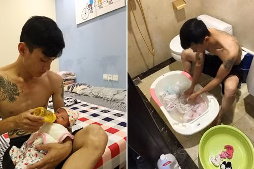 Tóm lại, giờ "ông chồng còi" không thích đi nhậu hay đàm đúm con cà con kê, không lê la vỉa hè quán xá. Anh ấy chả thích đi đâu, chỉ thích ở nhà pha sữa cho con, trông nom và chơi với hai đứa nhỏ, còn đứa lớn thì đã tự lập, nhà cửa lúc nào cũng đông vui rộn ràng tiếng cười".