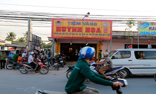 Tiệm vàng Huỳnh Hoa, nơi xảy ra vụ việc