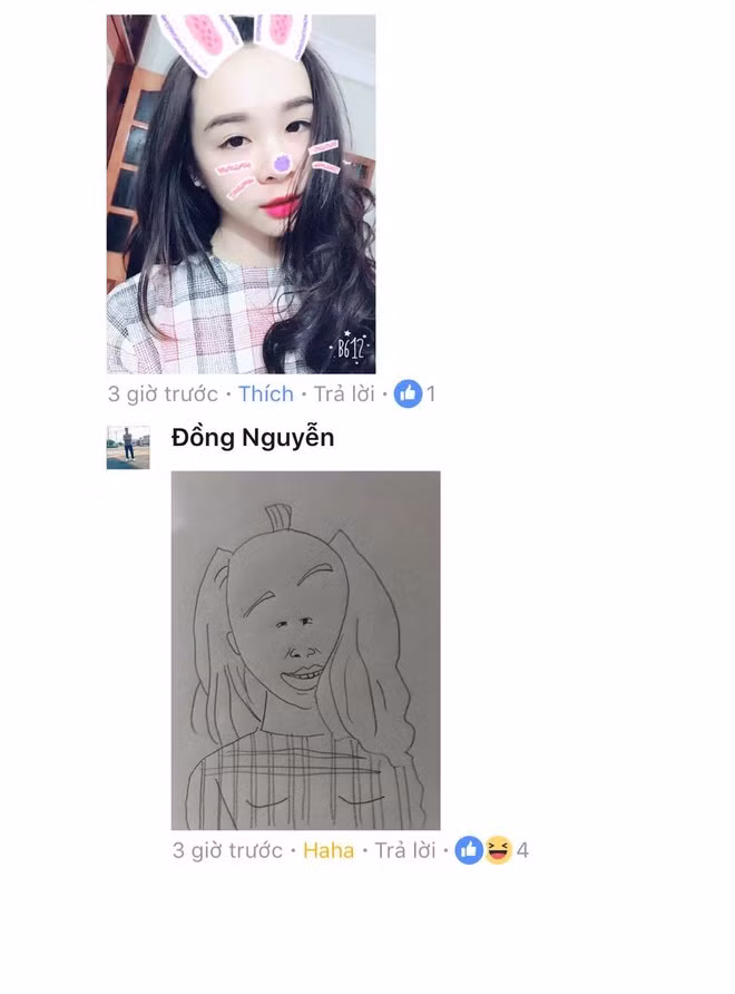 Nam sinh đến từ Đăk Lăk được nhắc tới có tên Nguyễn Văn Đồng sinh năm 1998. Anh chàng này từng có thời gian sang Nhật học ngành lắp ráp ô tô. Ngoài những giờ cần mẫn trên lớp và làm thêm tại xưởng, cậu bạn này có thú vui đó là biến người khác xấu đi bằng những nét vẽ đơn sơ, nghệch ngoạc của mình.