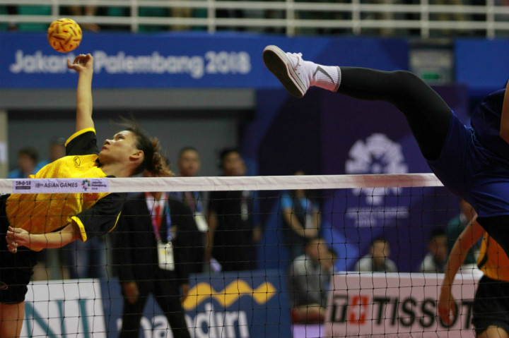  Bảng điểm bị lỗi khi tuyển cầu mây Việt Nam đang áp đảo: Trận đấu khai mạc môn cầu mây bị tạm hoãn chừng năm phút khi bảng thông tin không lên điểm cho Việt Nam.