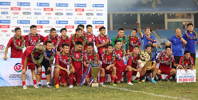 Sau khi giành được chiếc cúp ở giải giao hữu, ĐT U23 Việt Nam tiếp tục tập luyện chuẩn bị cho hành trình tại ASIAD sắp tới.