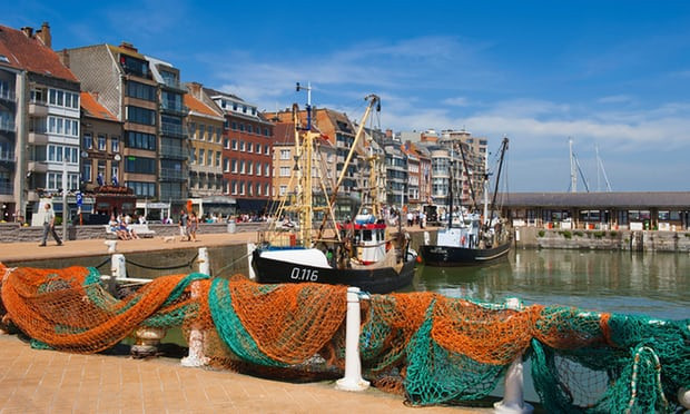 Cảng tại thị trấn ven biển Ostend, Bỉ. Ảnh: Alamy Stock Photo.