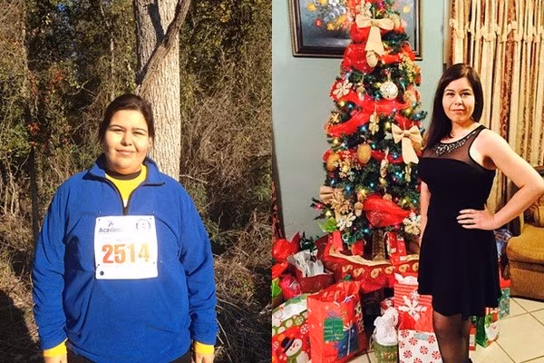 Athina Garza đã giảm đến 85kg trong 2 năm rưỡi và rất hài lòng về diện mạo mới của mình.