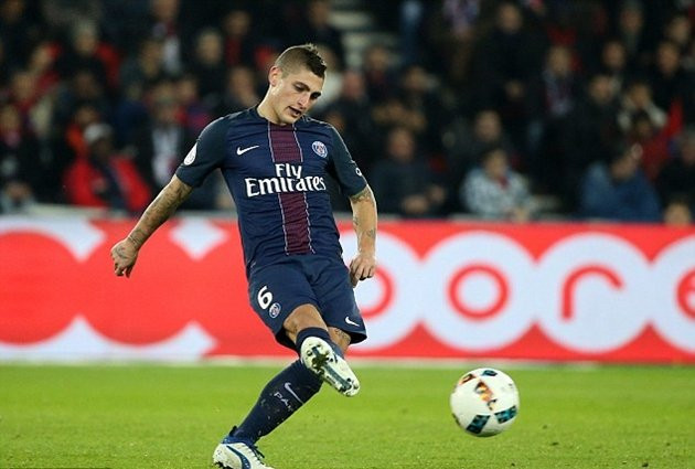 Theo nhiều nguồn tin, MU đang xem xét việc chiêu mộ tiền vệ từ Paris Saint-Germain là Marco Verratti.