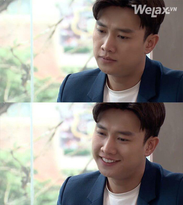 Còn Vũ dù cười hay không cười cũng không thoát nổi dáng vẻ "sở khanh" vốn có.