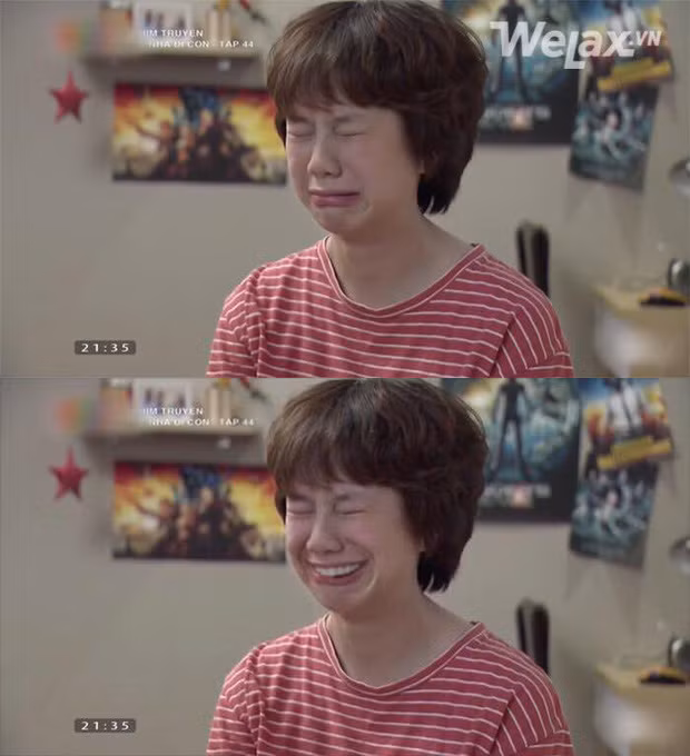 Chỉ có đúng tomboyloichoi - Dương là có điệu cười đạt chuẩn sung sướng nhưng ngược lại biểu cảm trong phân đoạn này của cô bạn là đang khóc.