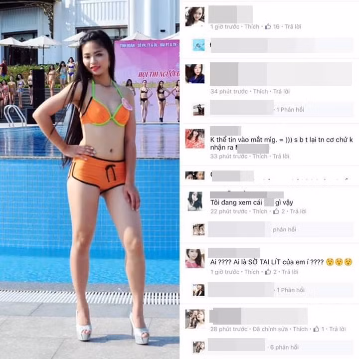 Từ việc chọn áo tắm của các thí sinh đã được cư dân mạng đem ra bàn tán.
