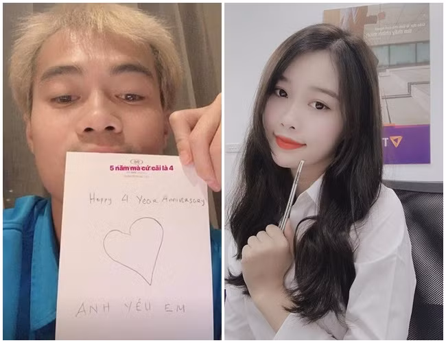 Vào ngày kỷ niệm yêu nhau, Văn Toàn và Trang Nhung còn khiến nhiều người hâm mộ bật cười khi "chí chóe" tranh cãi là kỷ niệm 4 hay 5 năm. Tháng 6 vừa qua, nửa kia của Văn Toàn tốt nghiệp chuyên ngành Tài chính ngân hàng của Đại học Mở Hà Nội và hiện công tác tại một ngân hàng.