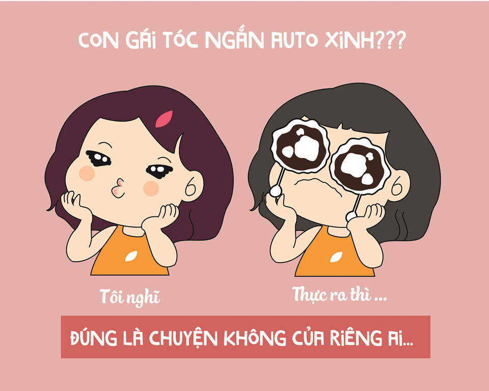 Nhưng nếu đang có mái tóc dài, đẹp, bồng bềnh thì chớ vội tin. Tóc ngắn có thể hợp với nhiều người nhưng không phải tất cả.