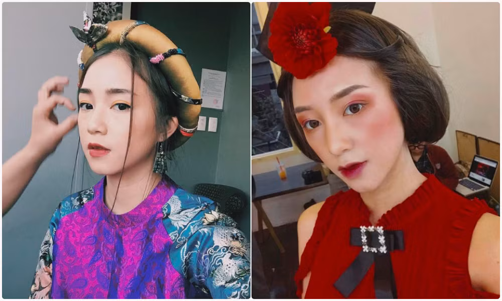 Salim vốn cũng là cô nàng sở hữu gương mặt tròn với chiếc cằm chẻ rất xinh xắn, thế nhưng trong nhiều hình ảnh đăng tải, người theo dõi phải thắc mắc không hiểu sao gương mặt cô nàng trở nên khác đi khá nhiều.