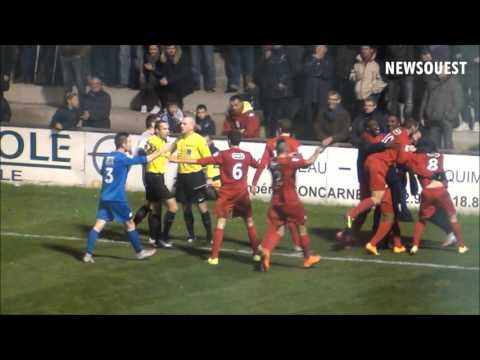 Chính hành động của cầu thủ này dẫn tới sự tức giận của các cầu thủ bên phía Châteaubriant. Các cầu thủ đã lao vào đòi "ăn thua" với Herman Kore nhưng may mắn cho cầu thủ này là nhờ có các đồng đội mà anh mới tránh được trận đòn từ đội bạn.