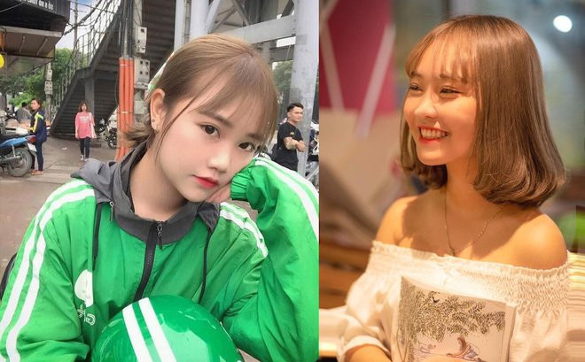 Hồng Vân cho hay bộ đồng phục Grab trong ảnh, cô mượn của bạn để chụp cách đây vài tháng. Hiện tại, cô gái làm việc cho một salon tóc ở Hà Nội. Thỉnh thoảng, khi rảnh rỗi, Hồng Vân cũng làm mẫu ảnh.