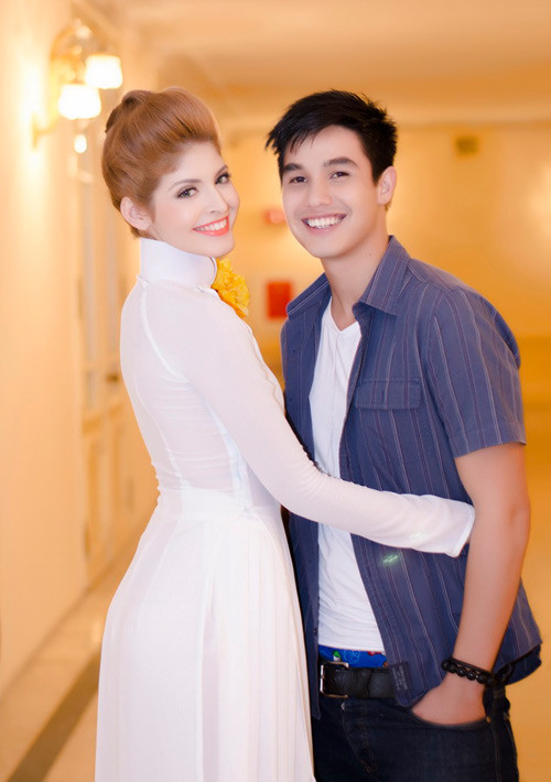 Khi còn yêu nhau, trên trang cá nhân của Andrea và Baggio tràn ngập những hình ảnh thân mật hay các câu nói yêu thương.