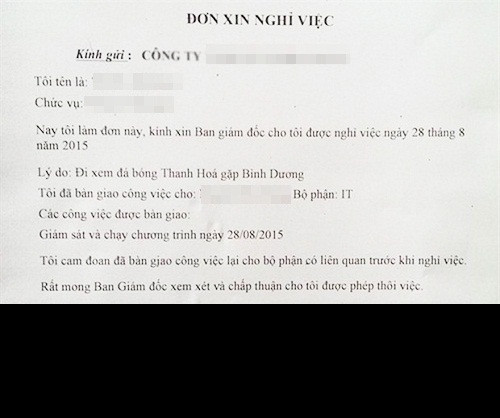 Những lý do có việc gia đình có việc bận, con ốm, bố mẹ nằm viện đã trở nên cũ mềm. Thay vào đó là những lý do vô cùng bá đạo và có phần hơi bất cần.