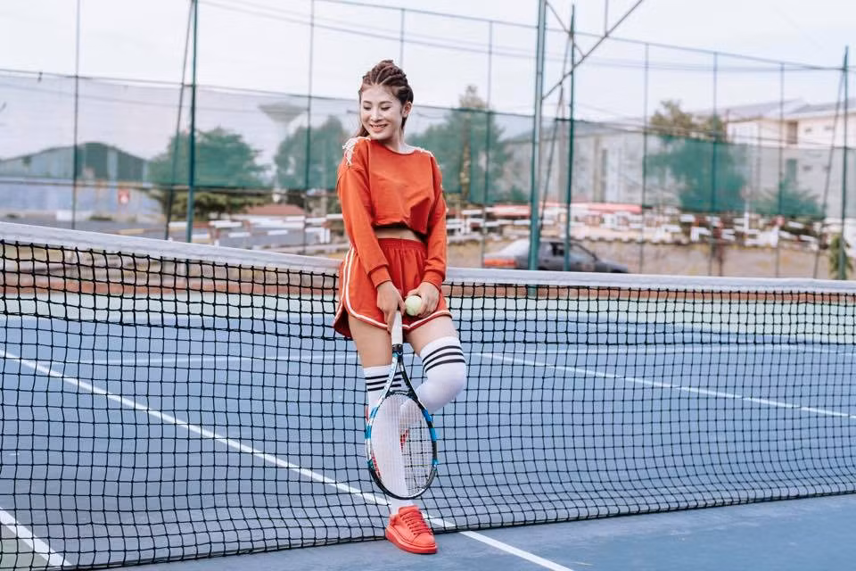 Thân hình săn chắc của Hân Navy giúp cô tỵ tin khi tham gia những concept Sporty cho các nhiếp ảnh gia.