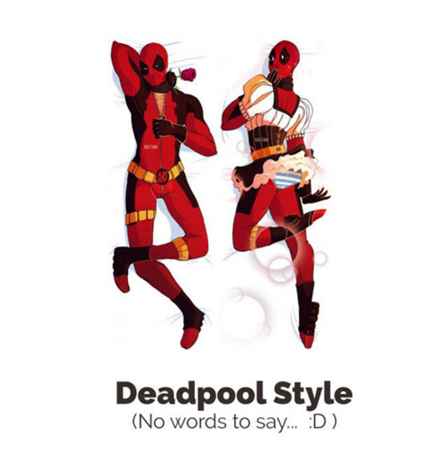 Ngoài kiểu ngủ trên, Deadpool còn có thể ngủ trong tư thế múa bale vô cùng sành điệu.