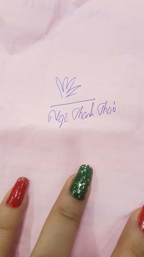 Đặc biệt, việc biến tấu chữ ký theo ý nghĩa của cái tên khiến người nào nhìn thấy cũng phải thán phục.