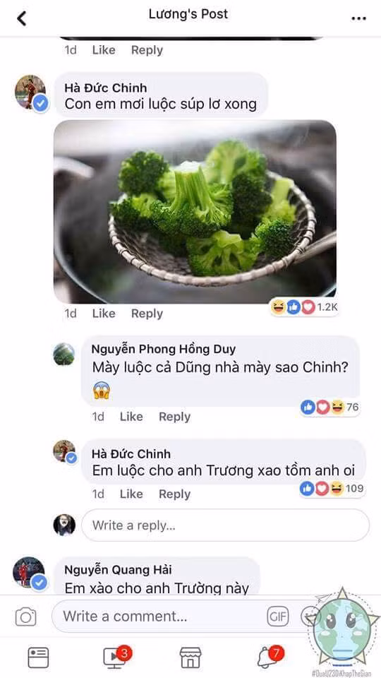 Thậm chí, Hồng Duy còn nhắc đến "nỗi đau" của Hà Đức Chinh khi nhắc đến Bùi Tiến Dũng trong bình luận của mình.