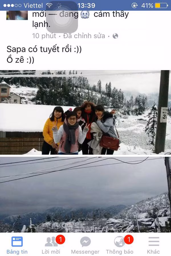 Tuy nhiên, khi bị chất vấn thành viên H.B vẫn khẳng định đây là hình ảnh anh chụp tại đỉnh đèo, gần Thác Tình yêu Sapa hôm qua 7/12 là đúng sự thật và còn cung cấp thêm các hình ảnh của bạn bè mình chụp ảnh tại đây.