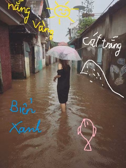 Để có nắng vàng, biển xanh và bờ cát trắng đâu có khó, chỉ cần viết vào là xong.