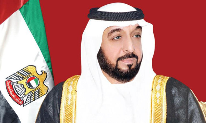 Hoàng gia Abu Dhabi (150 tỷ USD): Đứng đầu gia tộc này là Tiểu vương Khalifa bin Zayed Al Nahyan, và ông còn đóng vai trò tổng thống UAE từ năm 2004. Gia tộc được biết đến với tên gọi Nahyan đã trị vì Abu Dhabi kể từ năm 1793. Ảnh: Gulf Today.