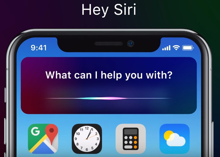 Màn hình trò chuyện với Siri không còn chiếm hết diện tích mặt trước như trên các đời iOS trước đây.